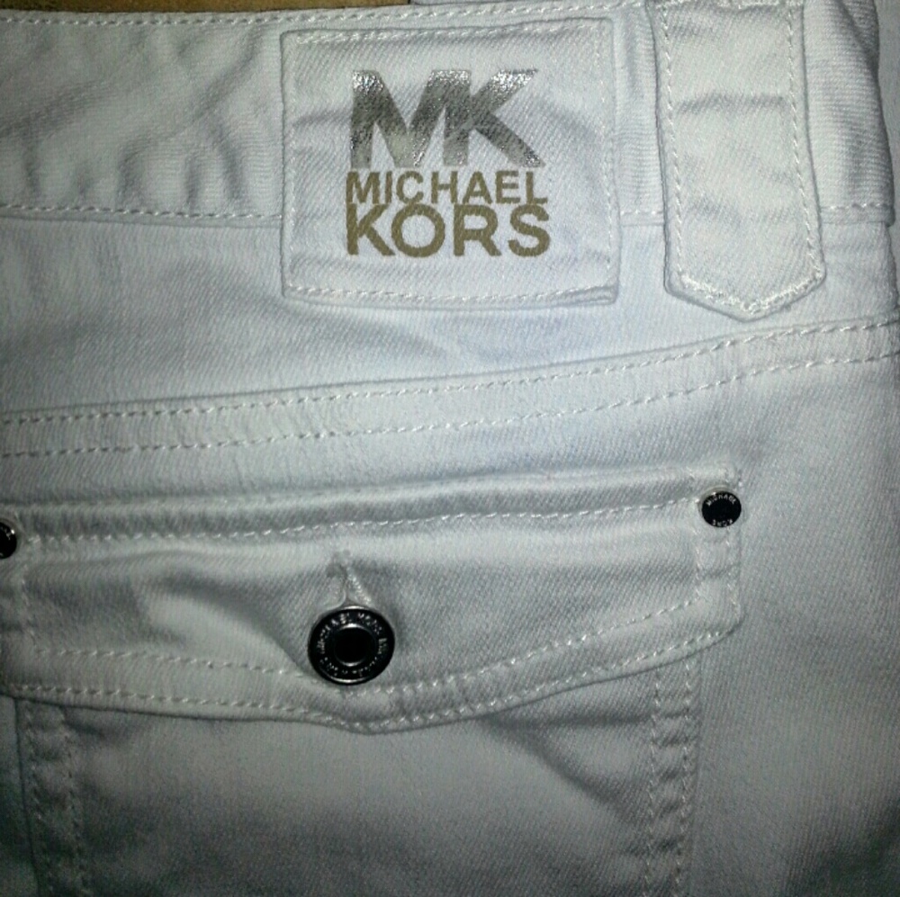 ❤️ Michael Kors White stretch Jeans size 10